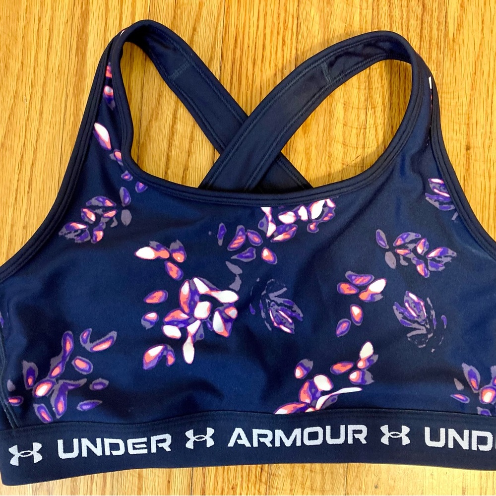 New Under Armour Medium Support Compression Sports Bra size 1X